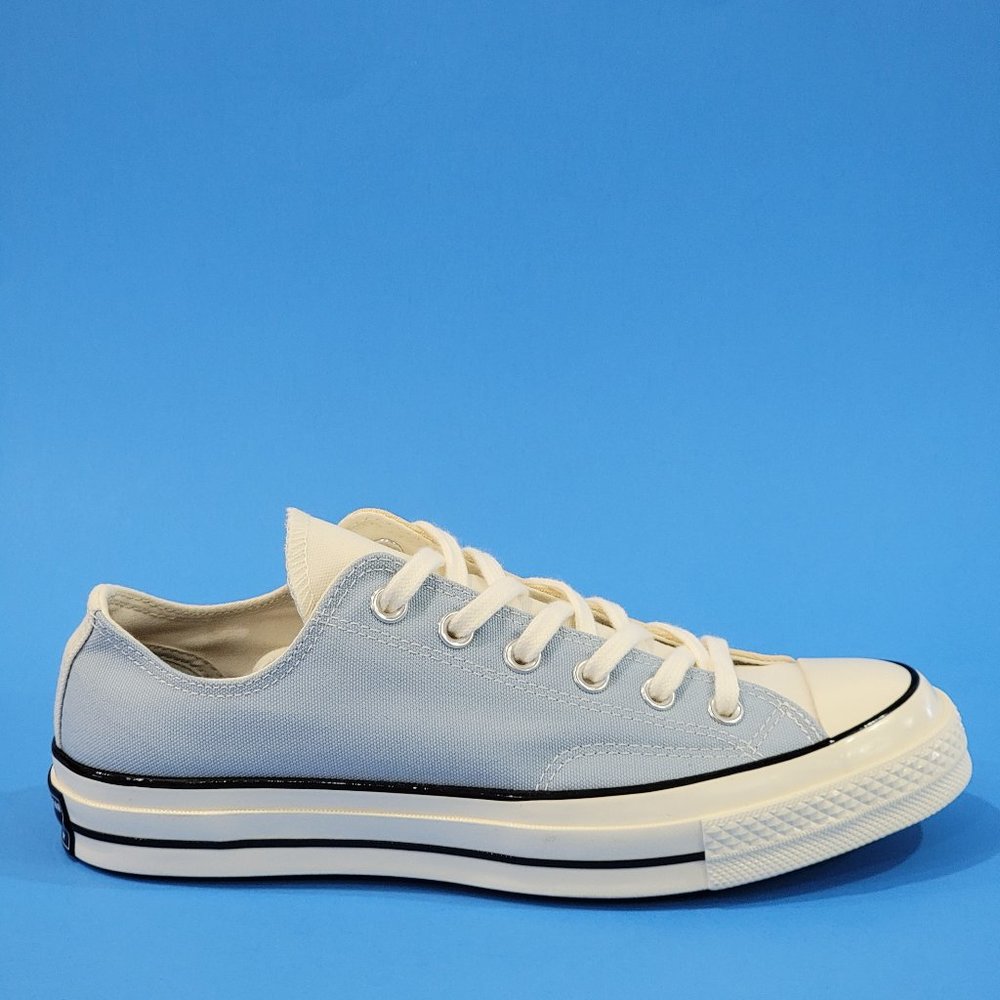 Converse Chuck 70 Low Top Classic Blue Yellow Canvas Unisex Sneakers 171661C NWT - Picture 2 of 6